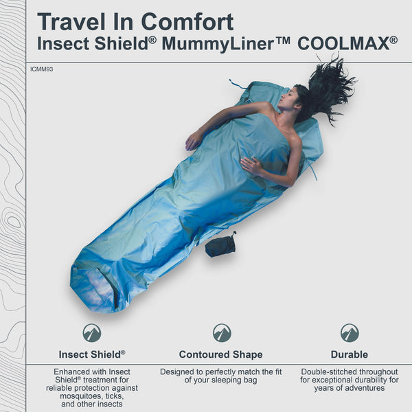 Insect Shield® MummyLiner™ COOLMAX®EcoMade