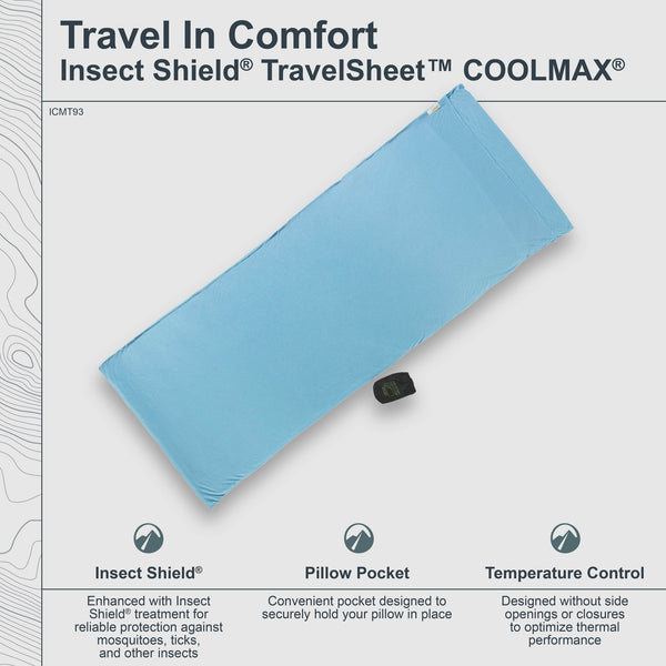 Insect Shield® TravelSheet™ COOLMAX® EcoMade