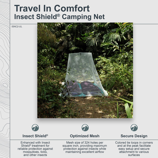 Insect Shield® Camping Net Ultralight Double