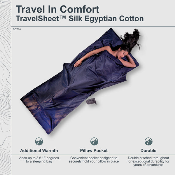 TravelSheet™ Silk Egyptian Cotton