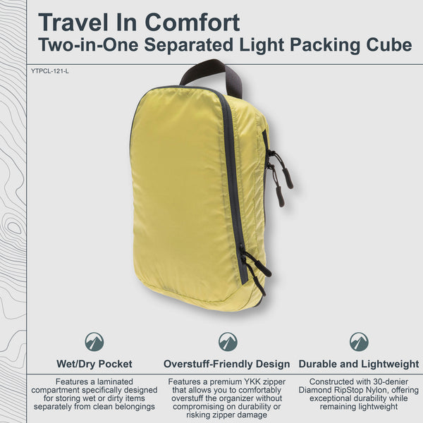 Two-In-One Separated LIGHT Packing Cube
