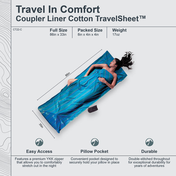 Coupler TravelSheet™ Cotton