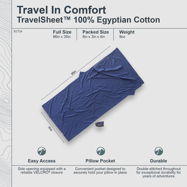 TravelSheet™ Egyptian Cotton