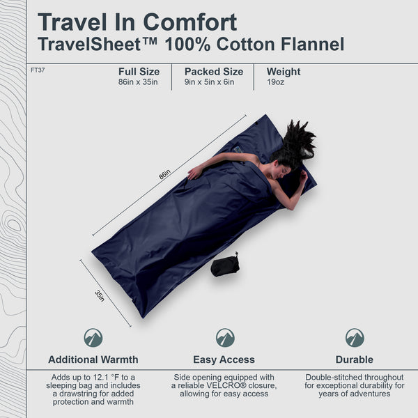 TravelSheet™ Cotton Flannel