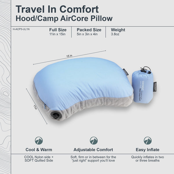 Ultralight AirCore Hood Pillow