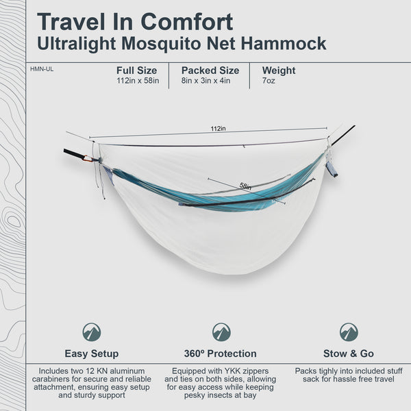 Mosquito Net for Hammocks Ultralight