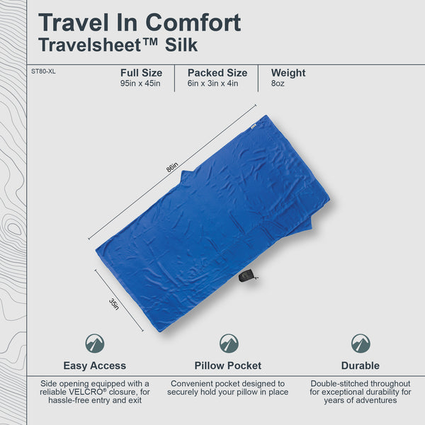 Travelsheet Silk XL