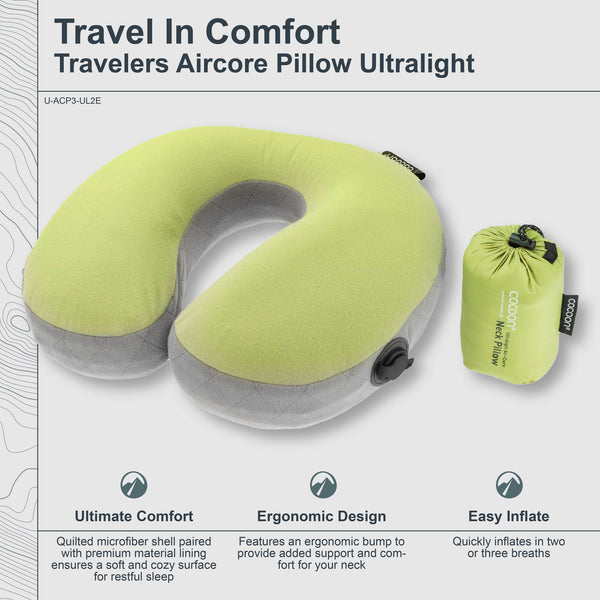 Ergo AirCore Pillow Ultralight U Shaped