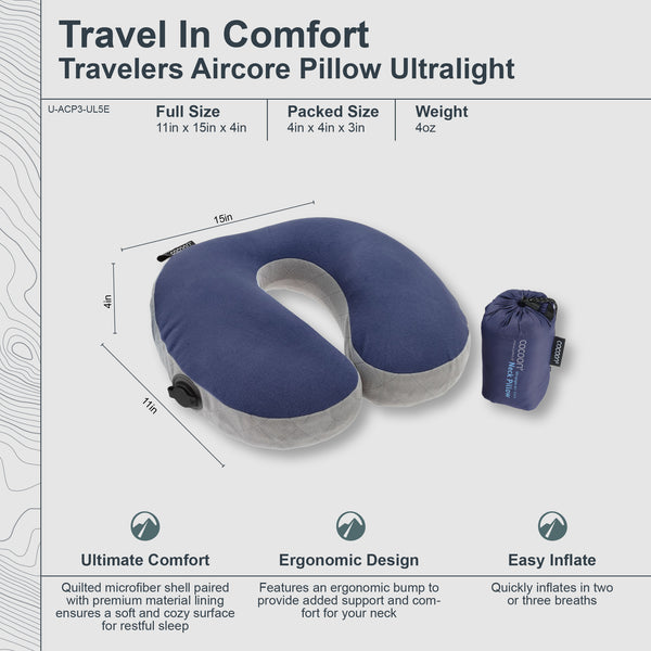 Ergo AirCore Pillow Ultralight U Shaped